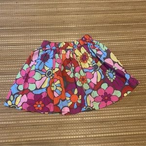 Hanna Andersson floral skirt size 130 US 8